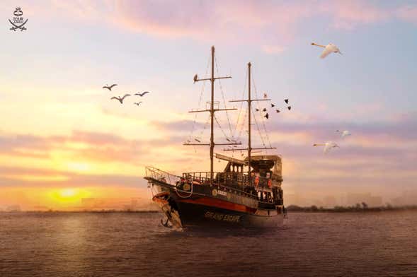 Dubai Canal Pirate Boat Ride