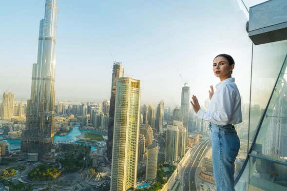 Entrance to Sky Views Dubai
