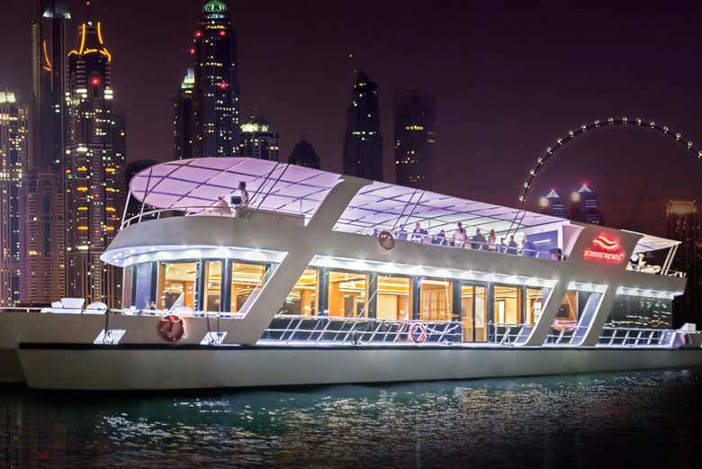 Dubai Marina from the boat
