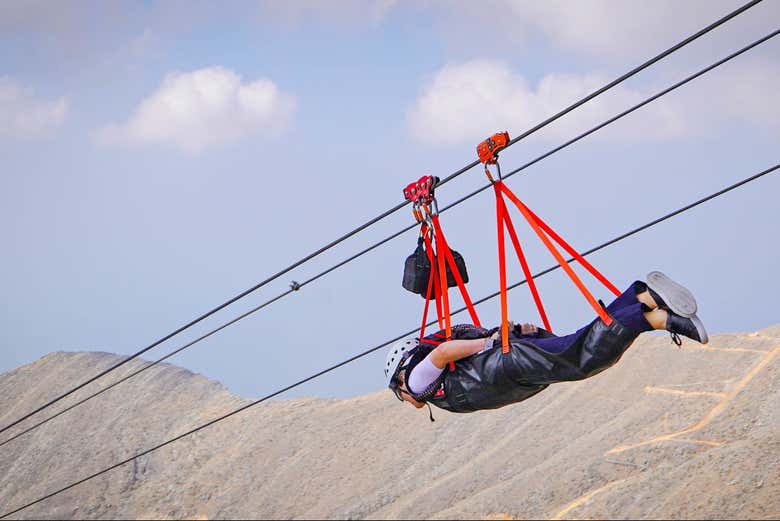 Jebel Jais, the longest zip wire in the world